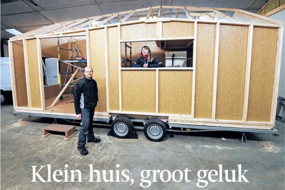 Marjolein bouwt een tiny house in Bemmel